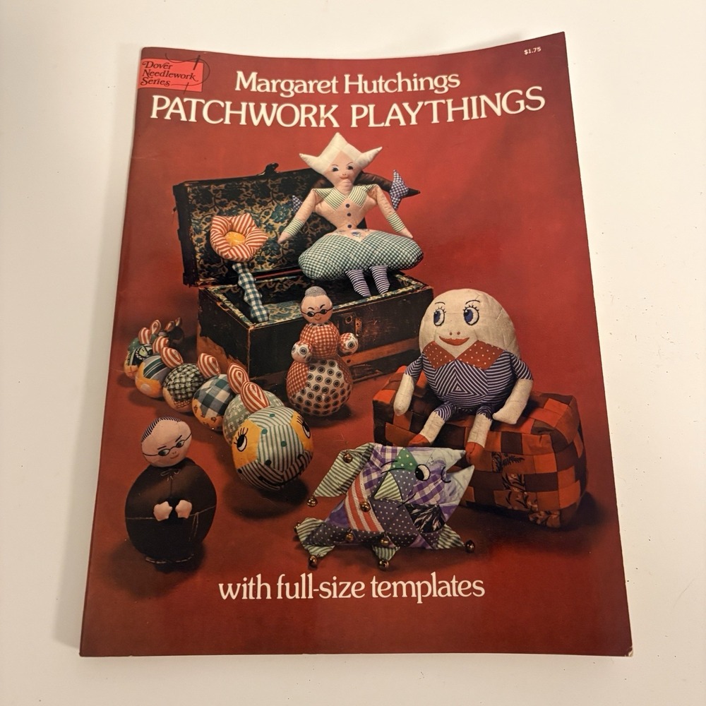 Patchwork Playthings with full-size templates by Margaret Hutchings Toys